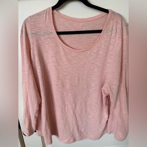 Chico's Soft Pink Long Sleeve Tee